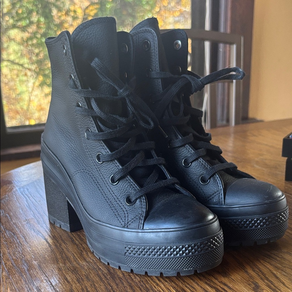 Converse De Luxe Heel Leather Boot, Women’s 8